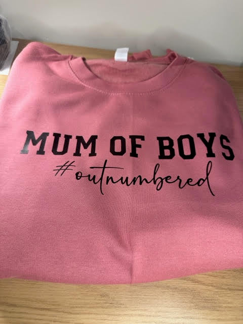 Outnumbered mum of boys Sweatshirt