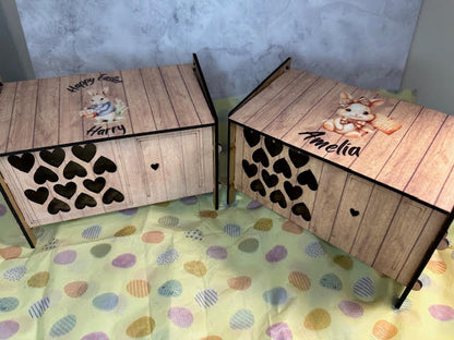 Easter Bunny hutches - perfect for Chocolates!