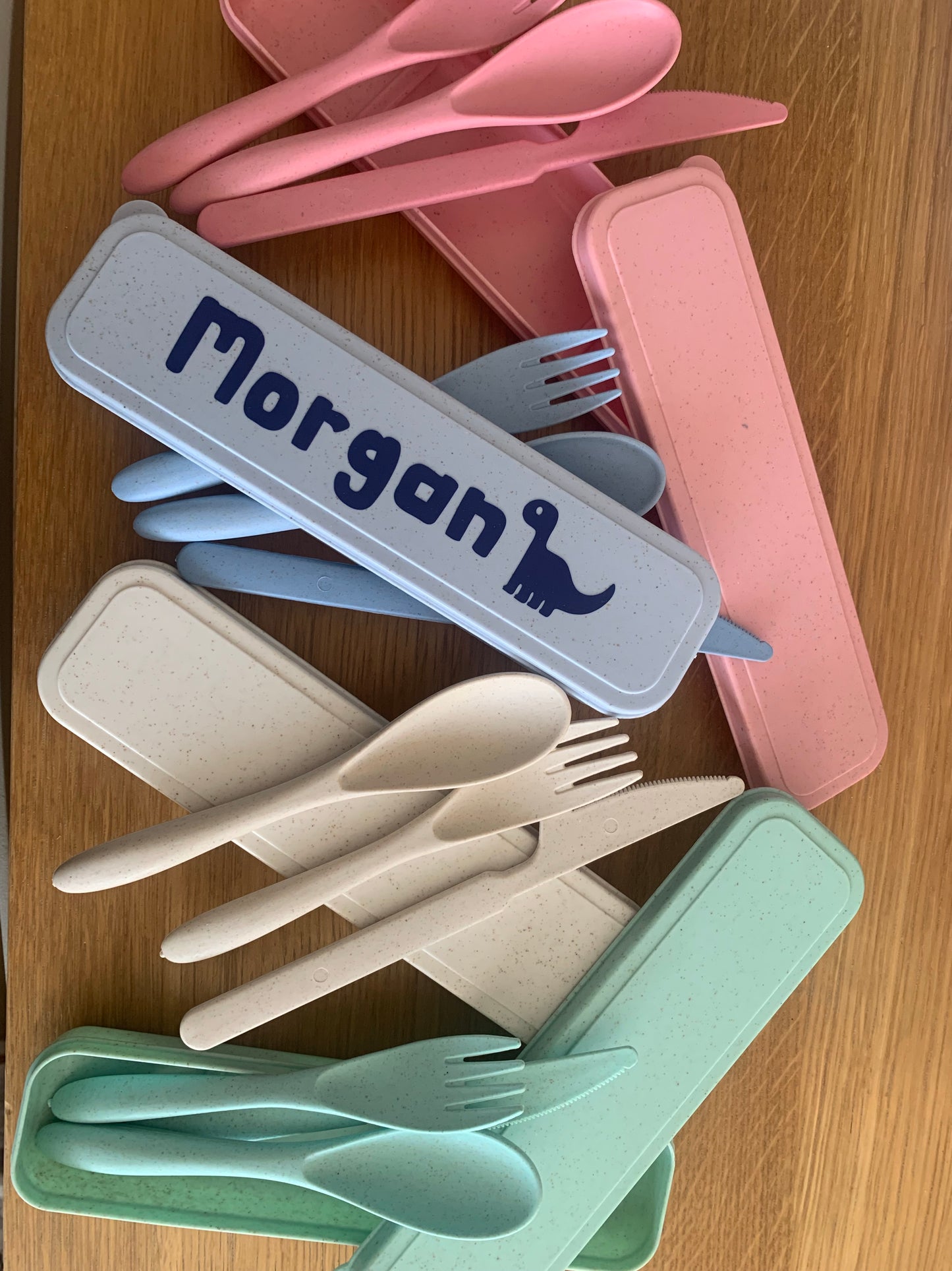 Eco friendly reusable cutlery sets